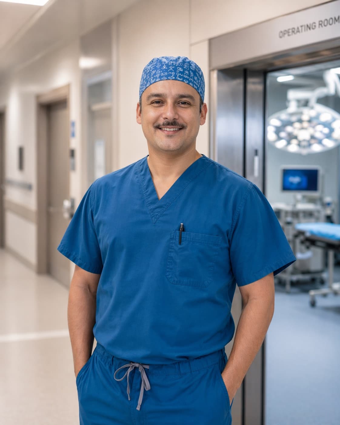 Dr. Javier Arcos en entorno quirúrgico